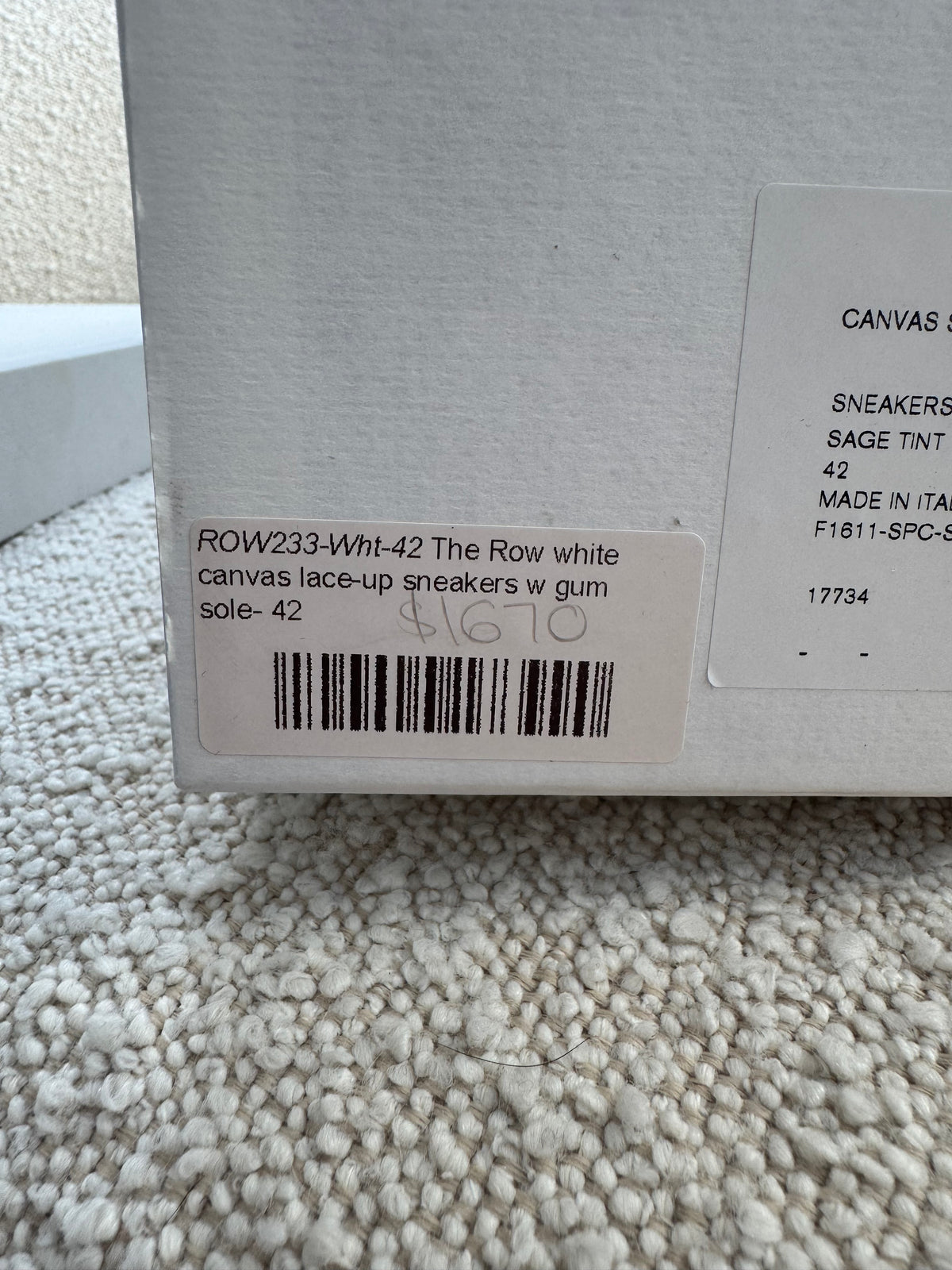 The Row Sneakers - size 42