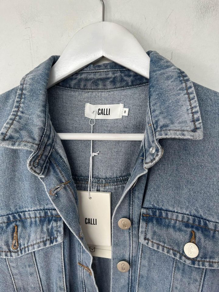 Calli Denim Playsuit - size 8