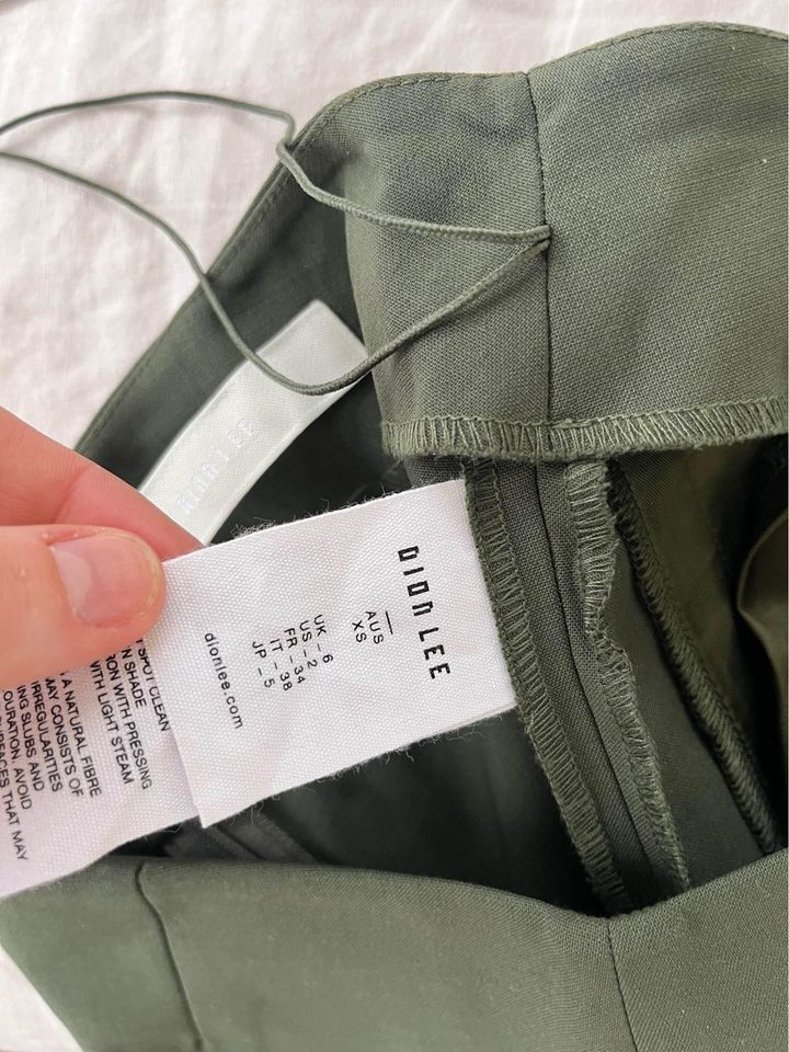 Dion Lee green pants - size xs