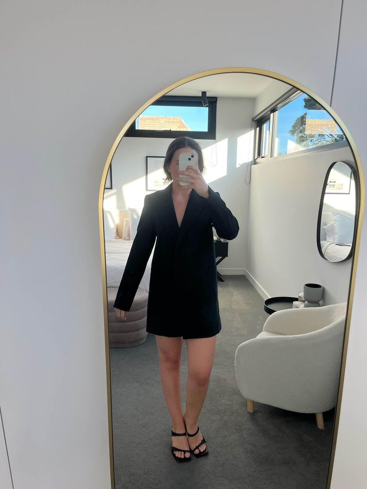 By Johnny black blazer dress size small1