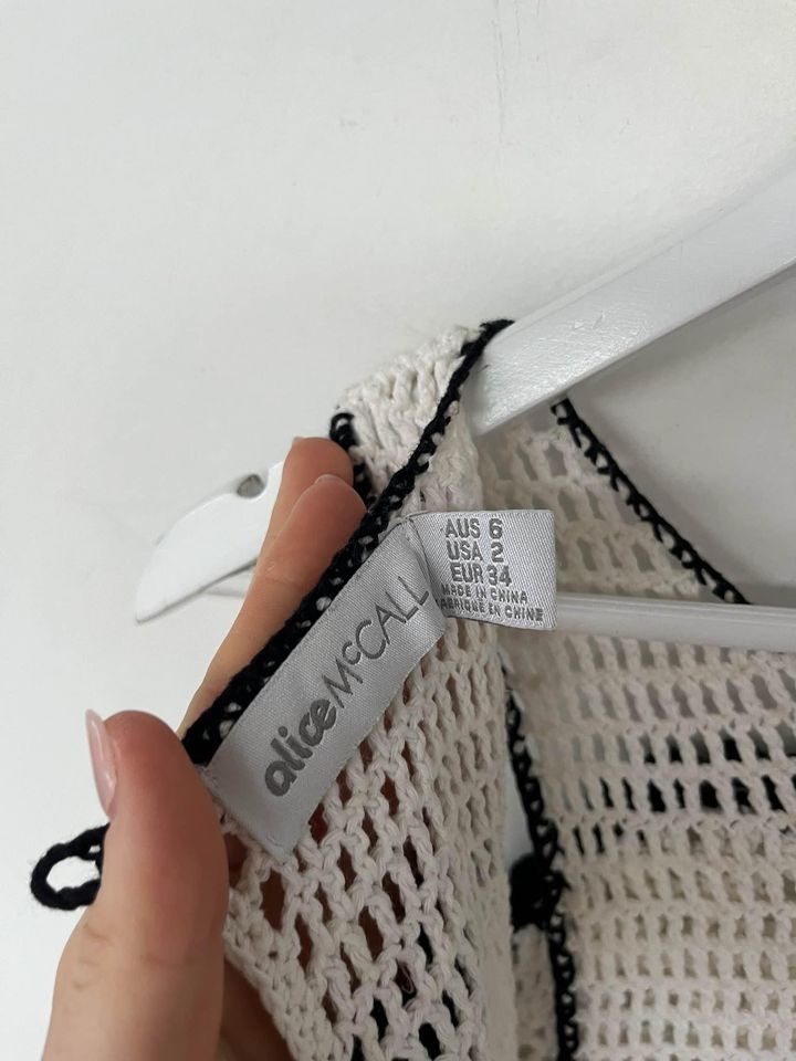 Alice McCall Crochet Playsuit - size 6
