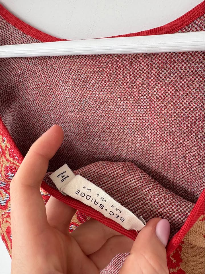 Bec and Bridge Knit Dress - size 10