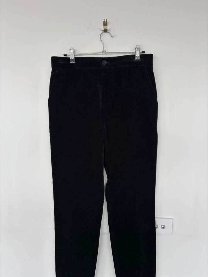 Scanlan Theodore Navy Velvet Pants - size 10