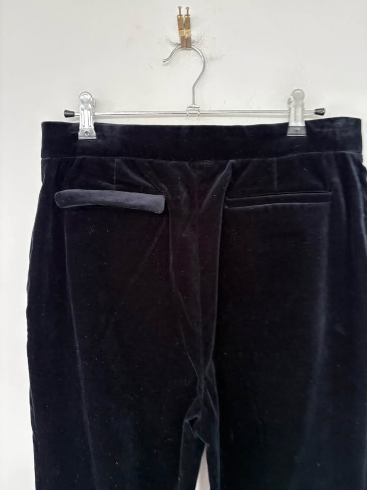 Scanlan Theodore Navy Velvet Pants - size 10