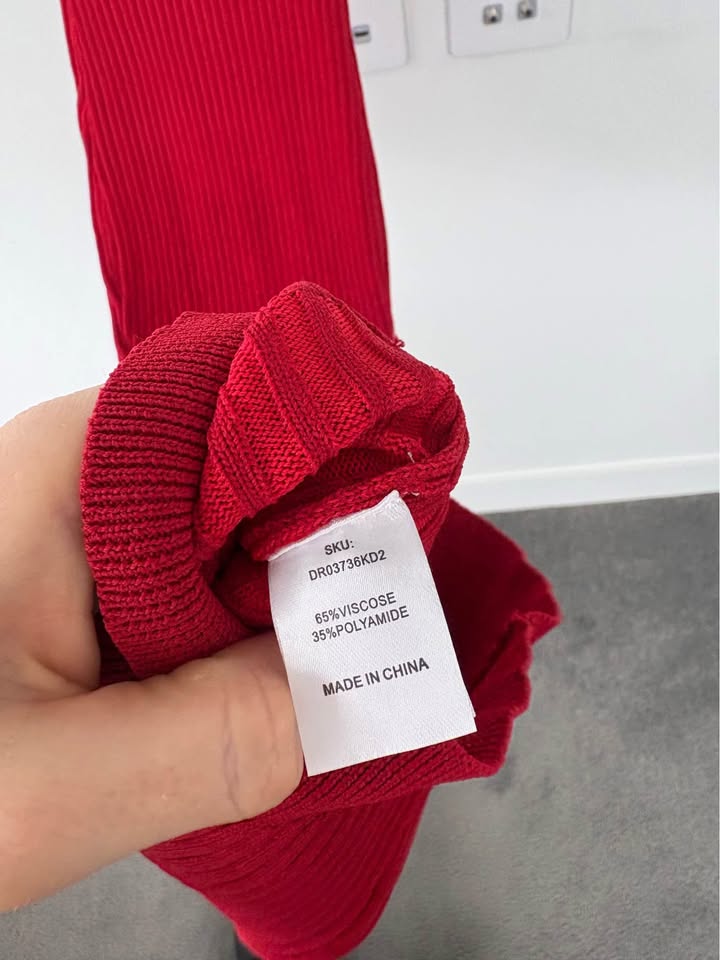 MESHKI Red Dress - size xs