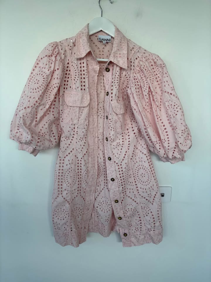 Ganni Pink Mini Dress - size 36