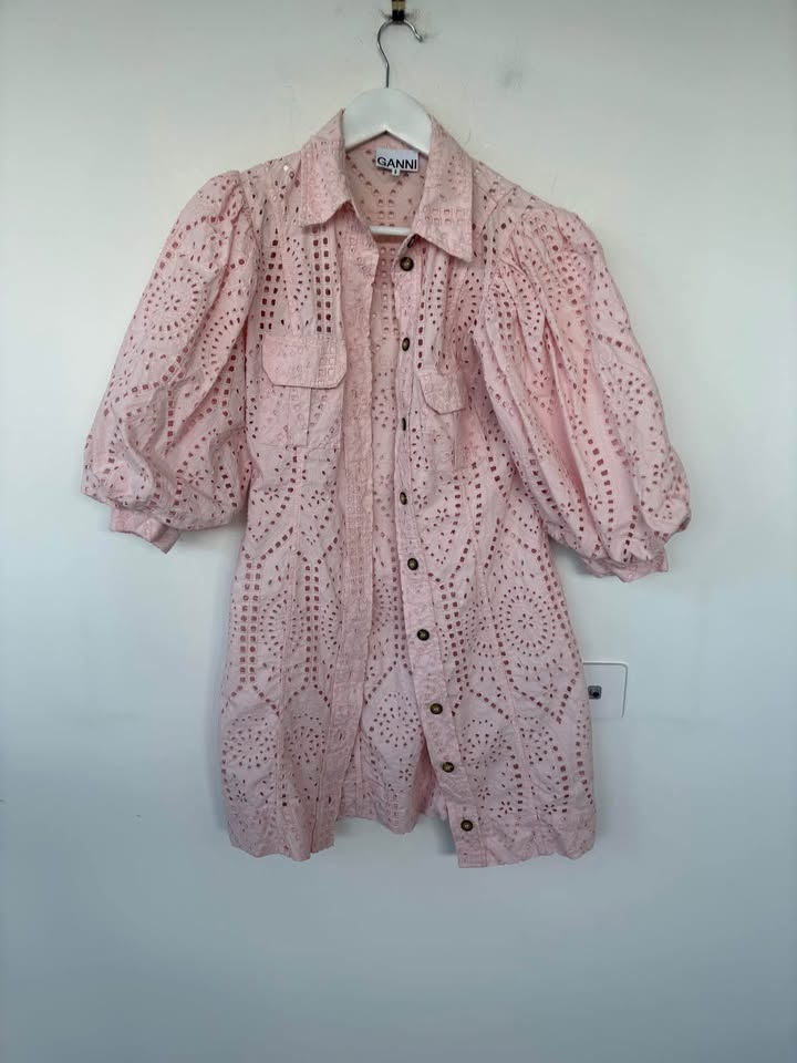 Ganni Pink Mini Dress - size 36
