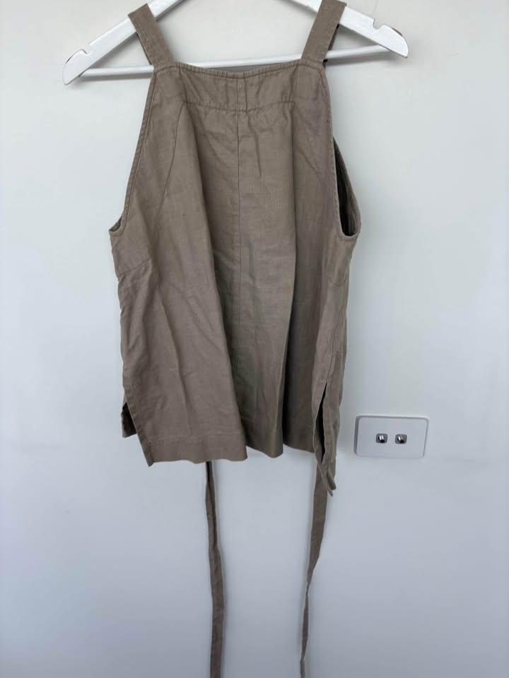Scanlan Theodore Linen Top - size 12