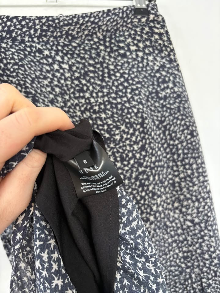 Husk Silk Skirt - size 8