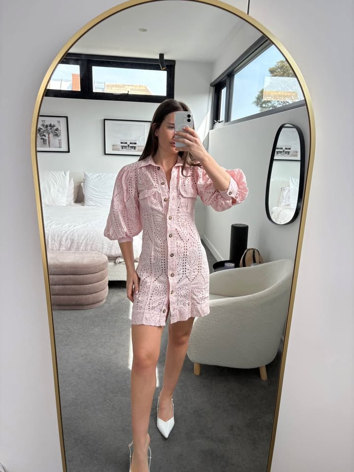 Ganni Pink Mini Dress - size 36