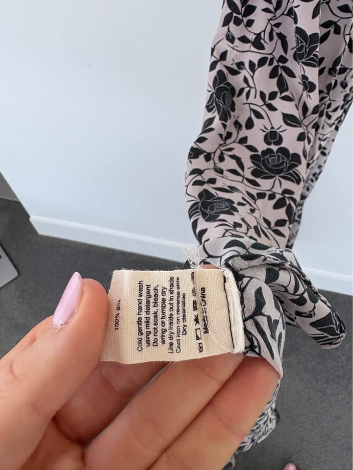 Lee MATTHEWS Silk Wrap Dress - size 2