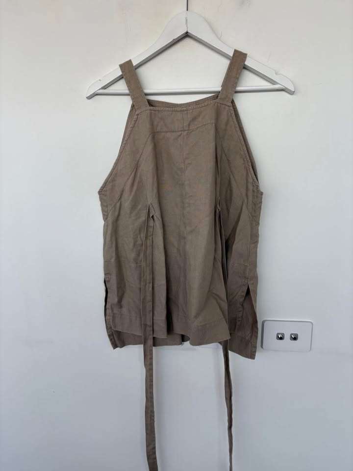 Scanlan Theodore Linen Top - size 12