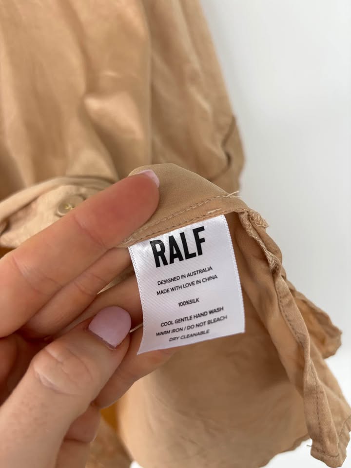Ralf Silk Shirt - size 10 BNWT