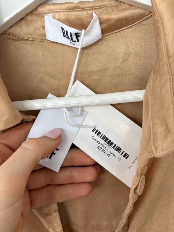 Ralf Silk Shirt - size 10 BNWT