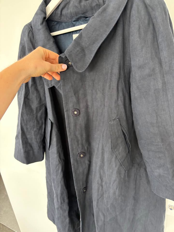 Scanlan Theodore Linen Coat - size ML
