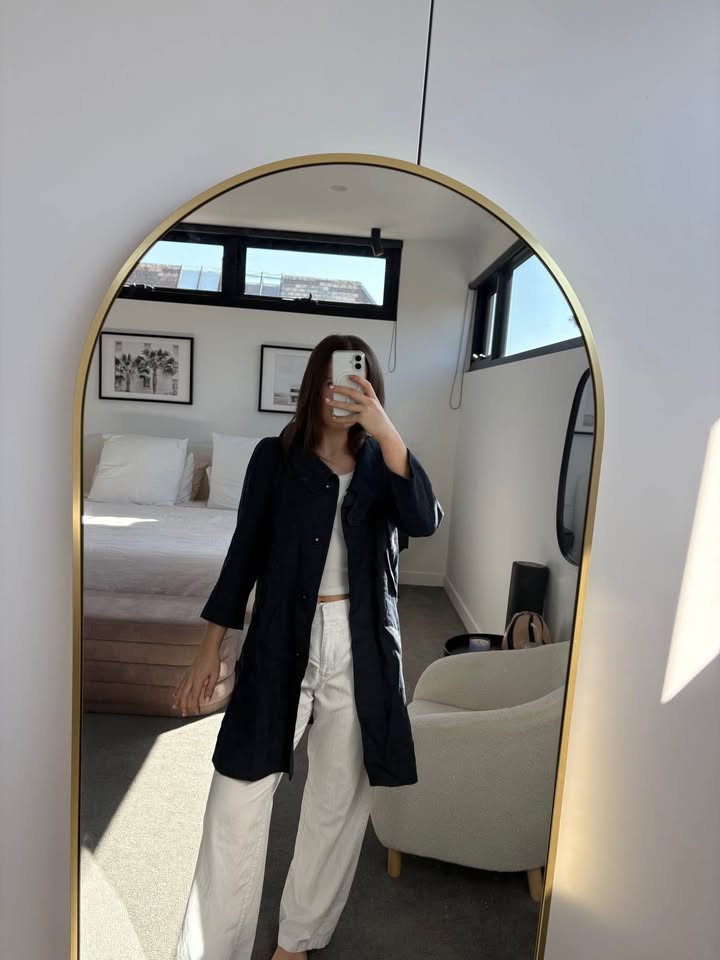 Scanlan Theodore Linen Coat - size ML
