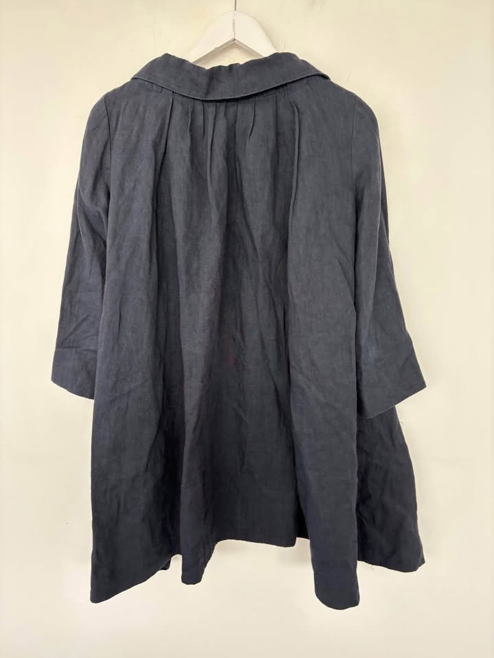 Scanlan Theodore Linen Coat - size ML