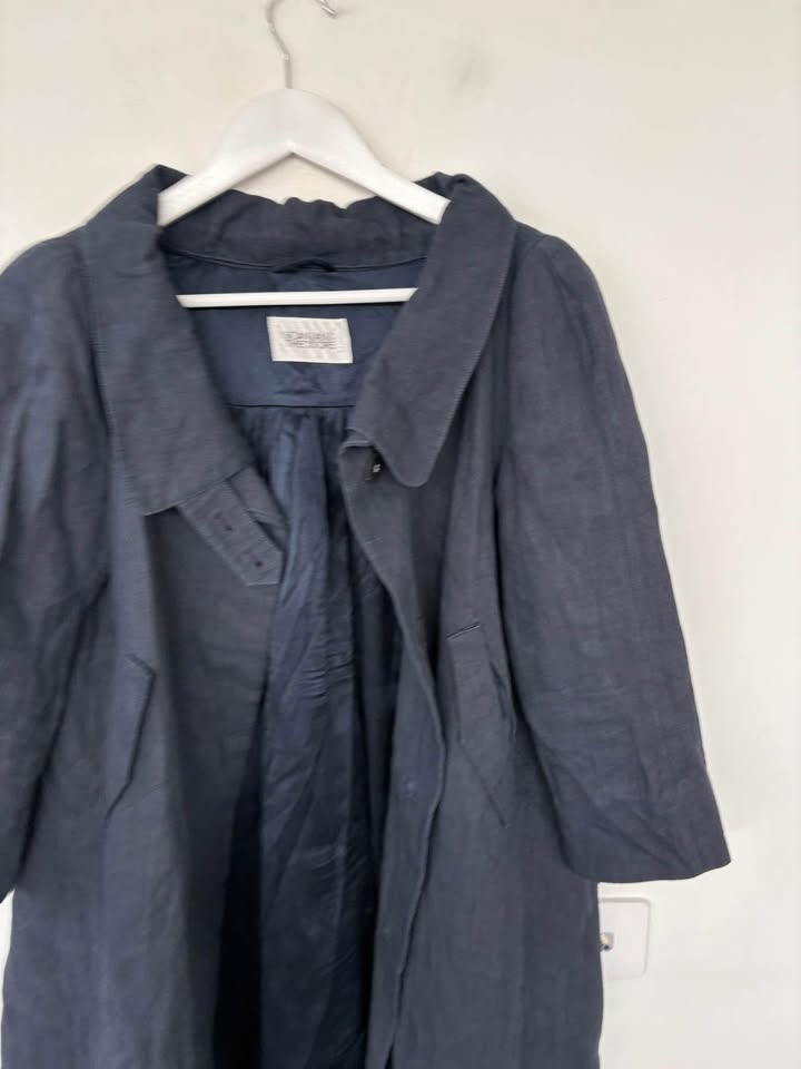 Scanlan Theodore Linen Coat - size ML