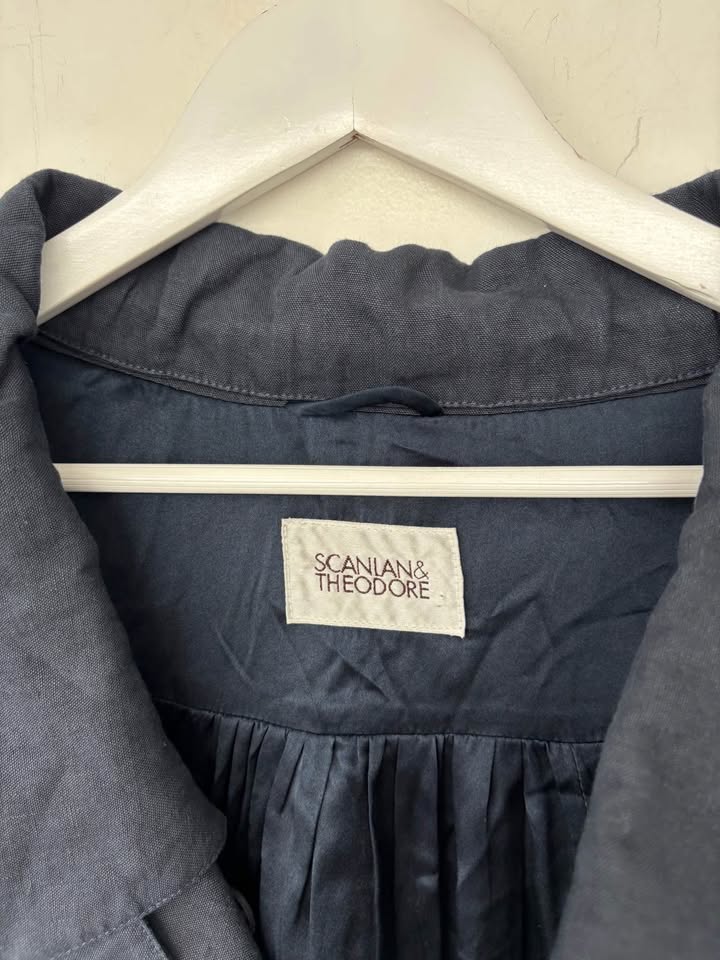 Scanlan Theodore Linen Coat - size ML