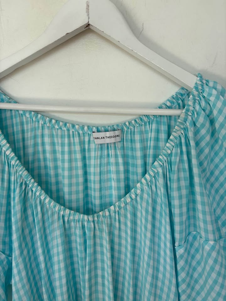 Scanlan Theodore Gingham Dress - size 10