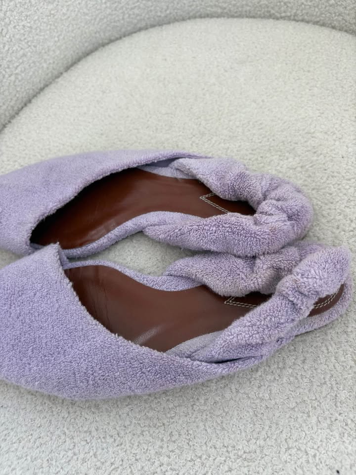 ZIMMERMANN Terry Towelling Flats - size 39