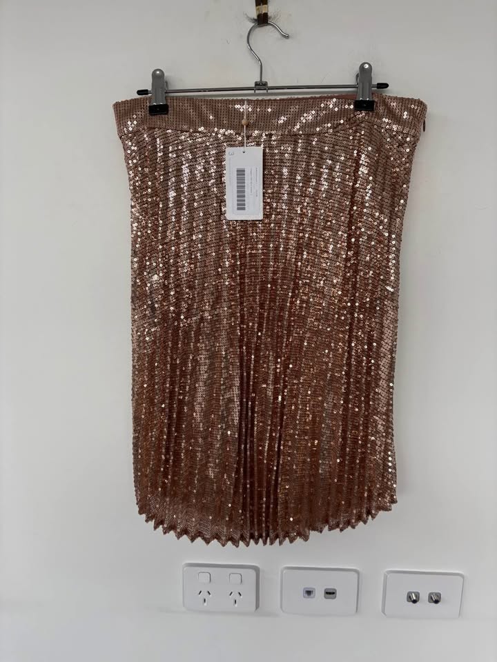 Flannel Sequin Skirt- size 3