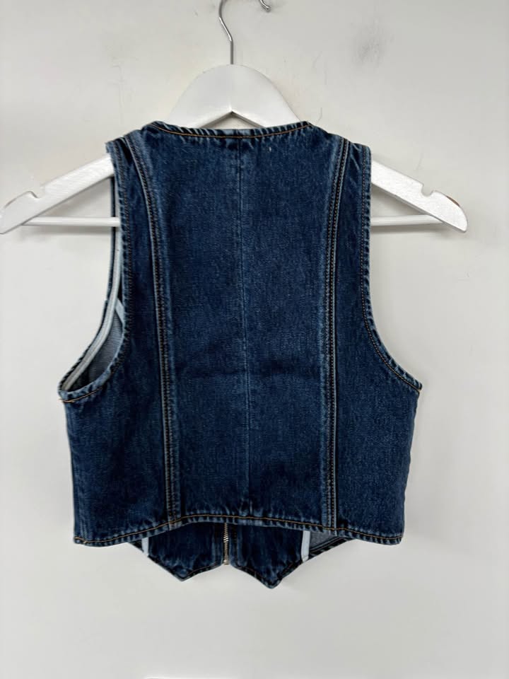 Ode Denim Vest - size small