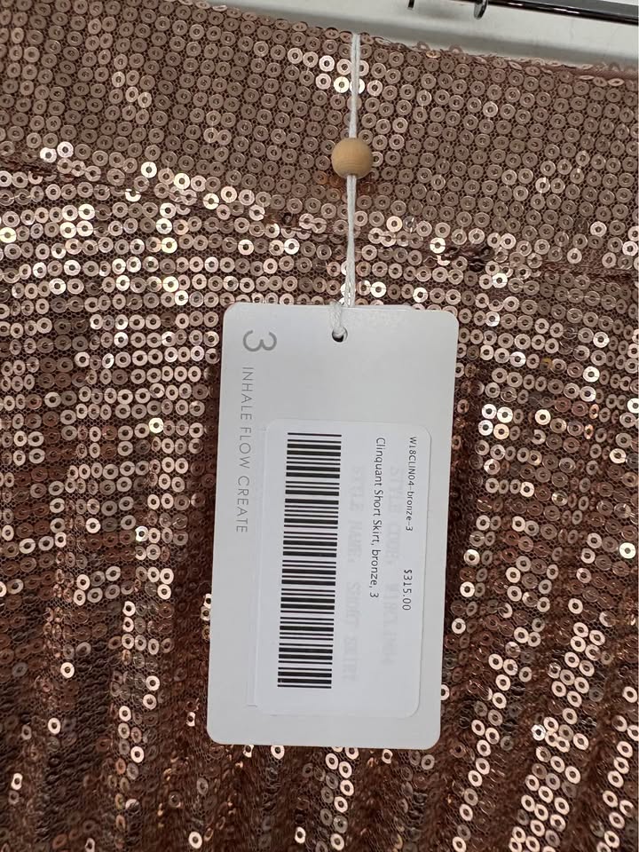 Flannel Sequin Skirt- size 3