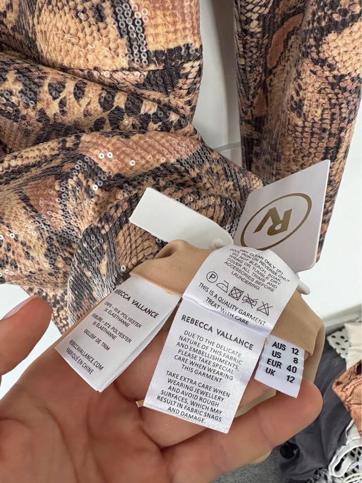 Rebecca VALLANCE Mini Dress - size 12