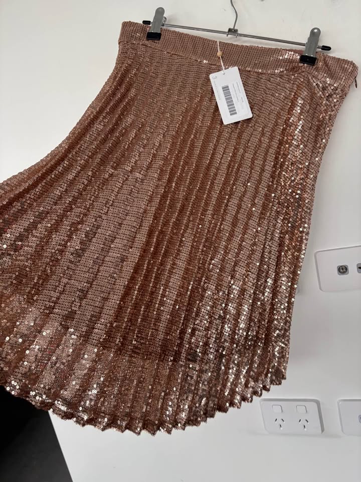 Flannel Sequin Skirt- size 3