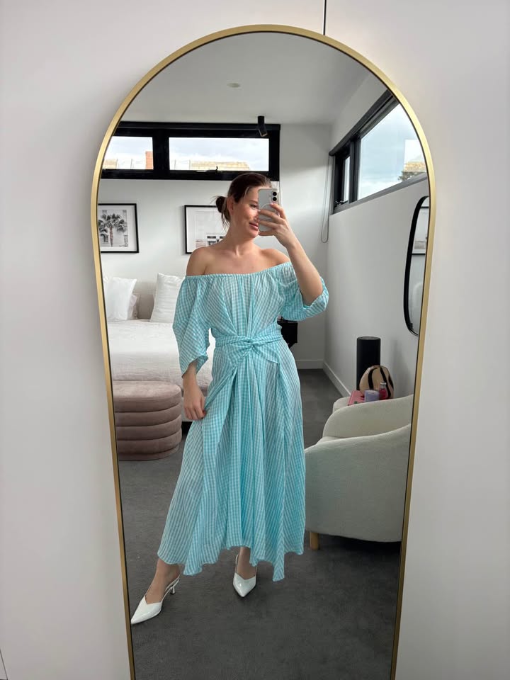 Scanlan Theodore Gingham Dress - size 10