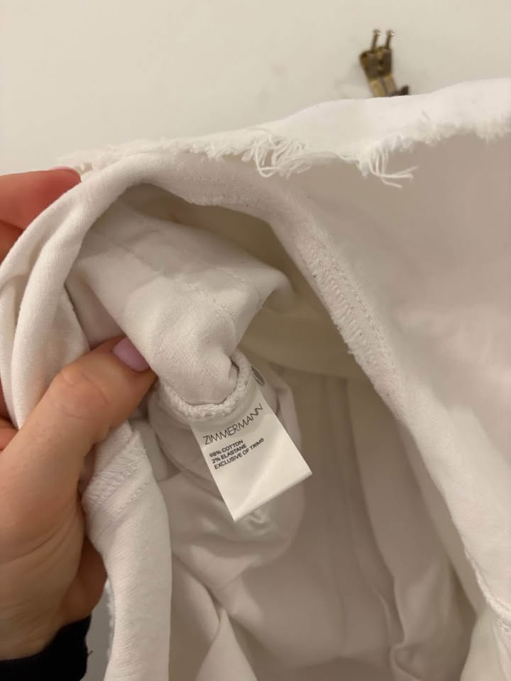 ZIMMERMANN Denim Mini Skirt - size 1