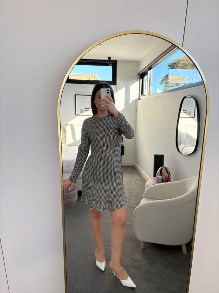 ZIMMERMANN Gingham Mini Dress - size 1