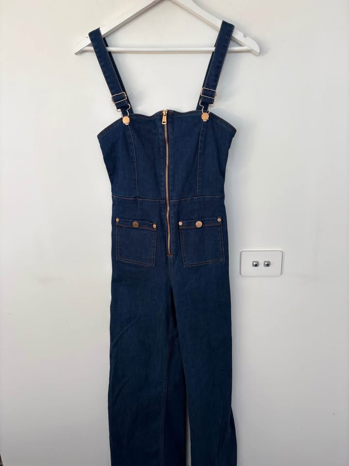 Alice McCall Denim Jumpsuit - size 6