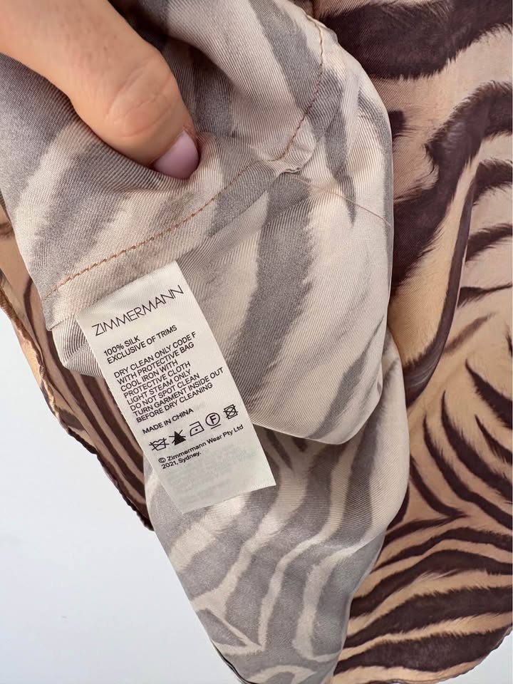 Zimmermann Silk Tank - size 2
