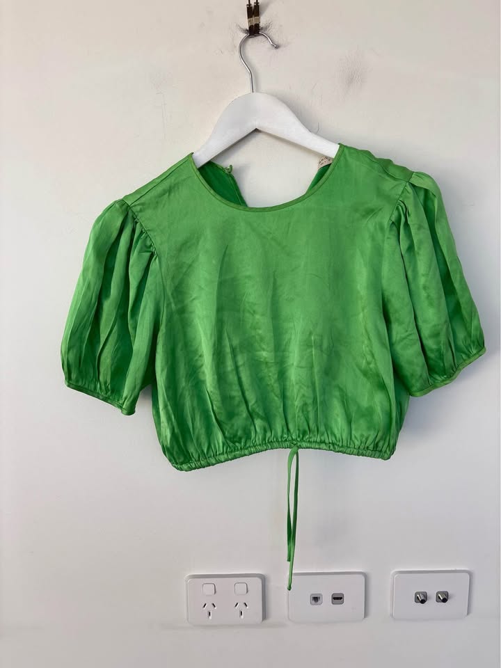 Bec + Bridge Silk Top - size 8