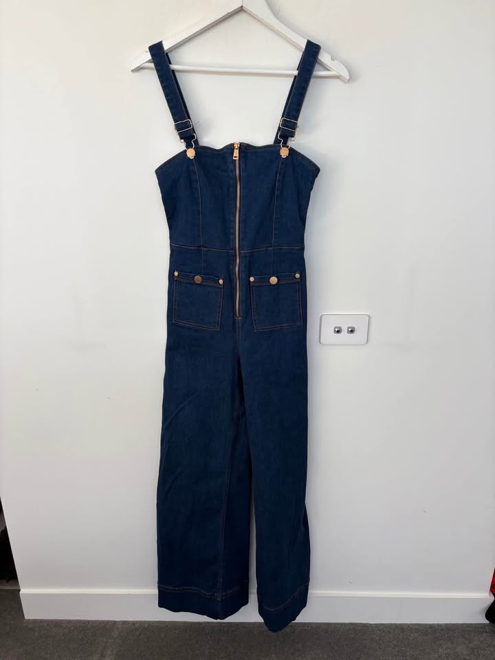 Alice McCall Denim Jumpsuit - size 6