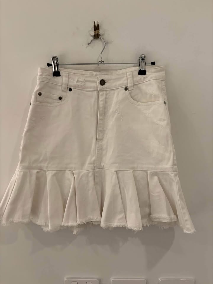 ZIMMERMANN Denim Mini Skirt - size 1