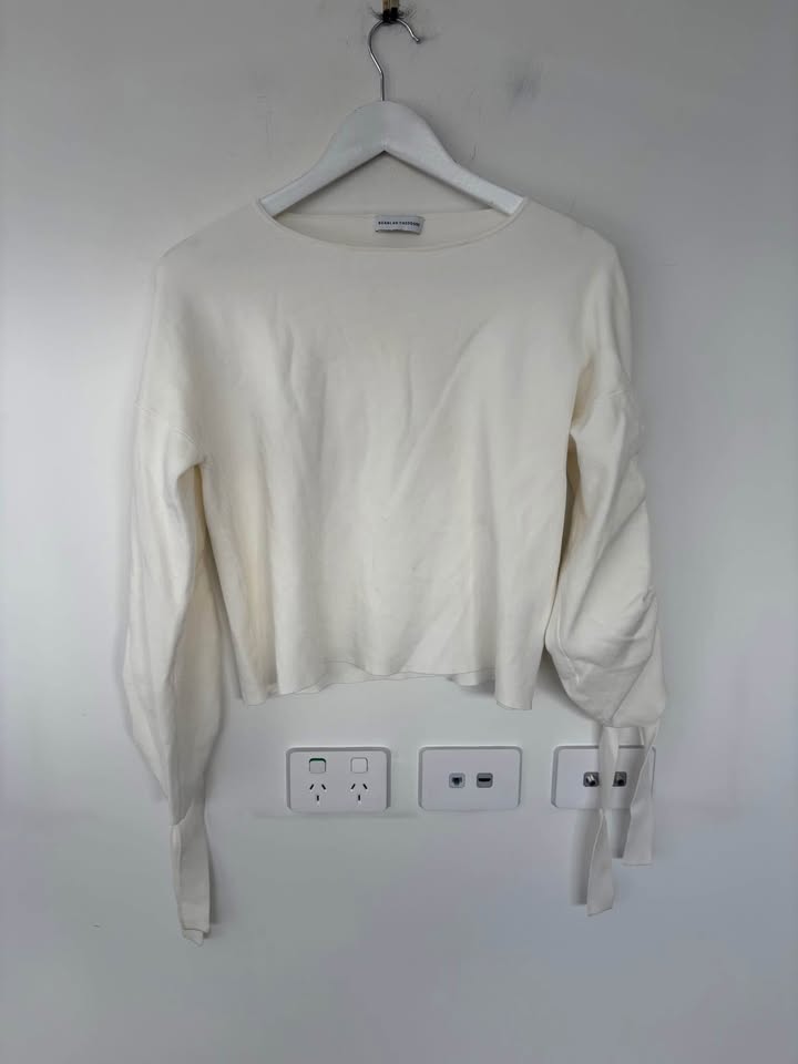 Scanlan Theodore Crepe Top - size xs