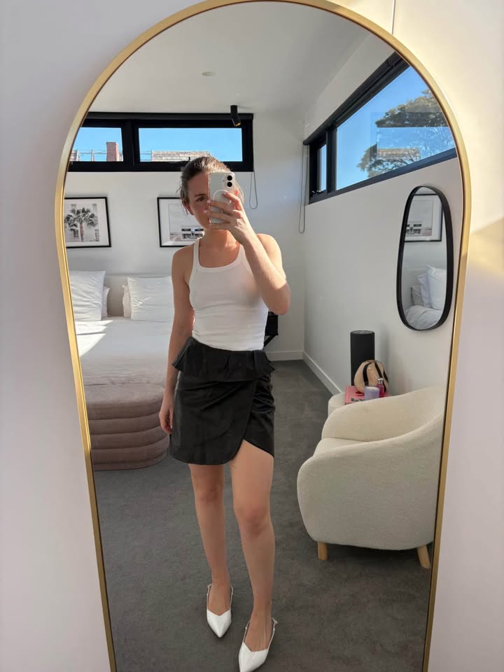 IRO Leather Skirt - size 42