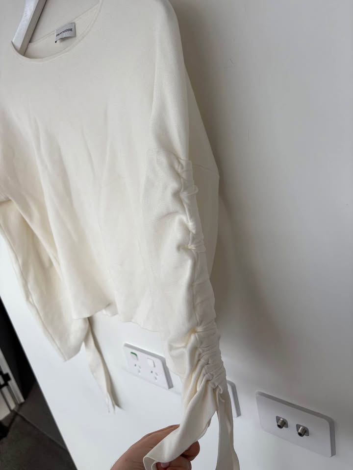 Scanlan Theodore Crepe Top - size xs