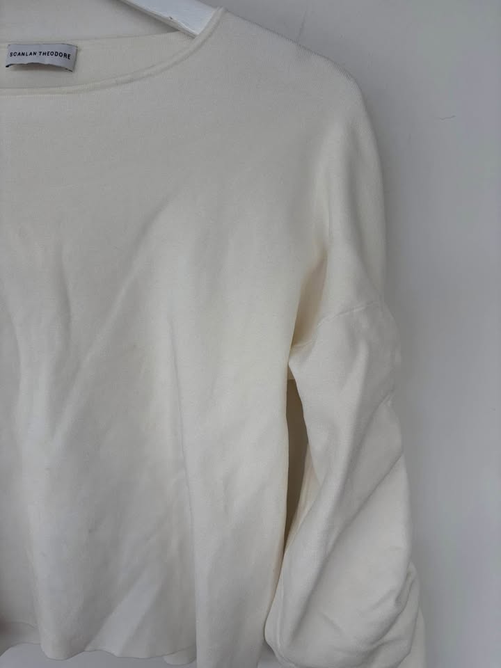 Scanlan Theodore Crepe Top - size xs
