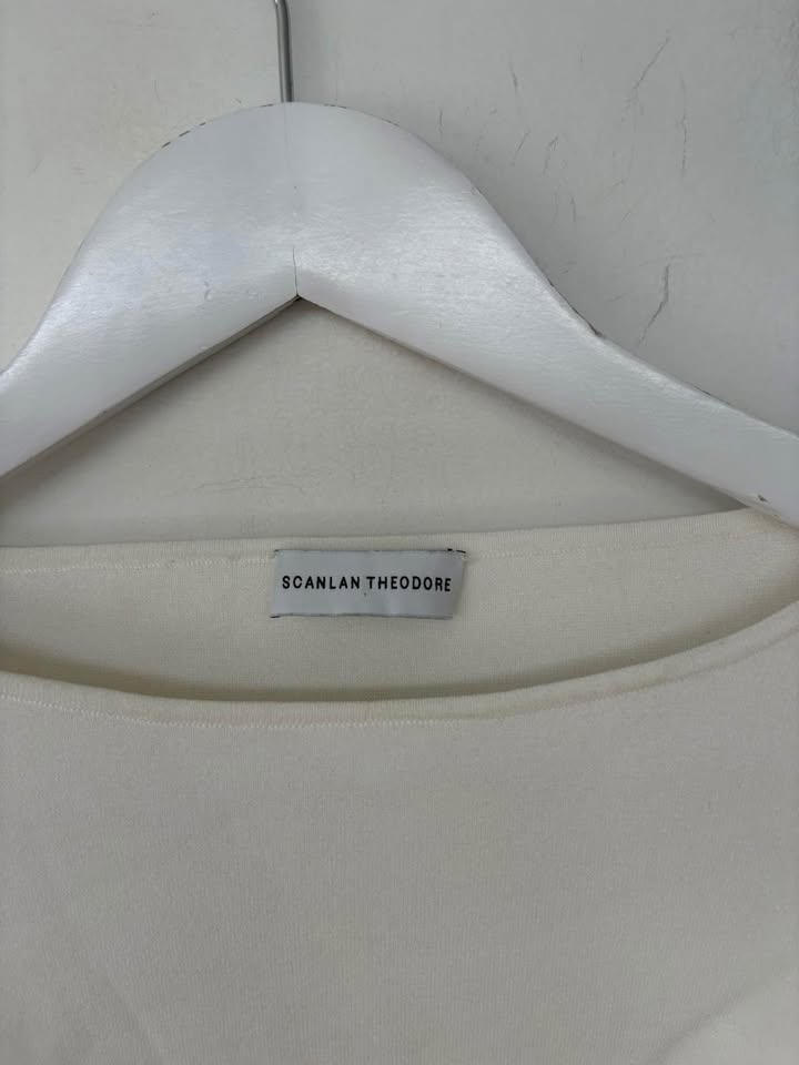 Scanlan Theodore Crepe Top - size xs