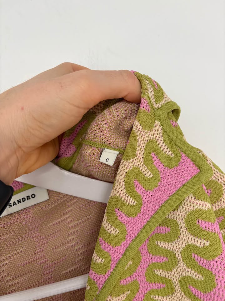 Sandro Knit Shirt - size 0