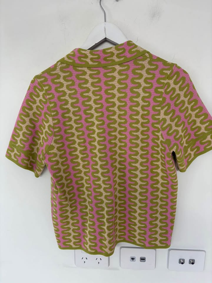 Sandro Knit Shirt - size 0