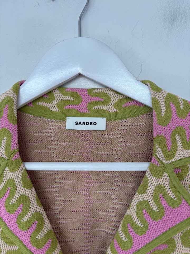 Sandro Knit Shirt - size 0