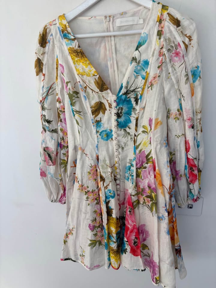 Zimmerman Floral Mini Dress - size 1