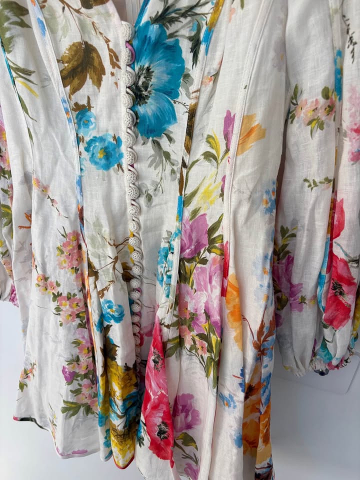 Zimmerman Floral Mini Dress - size 1