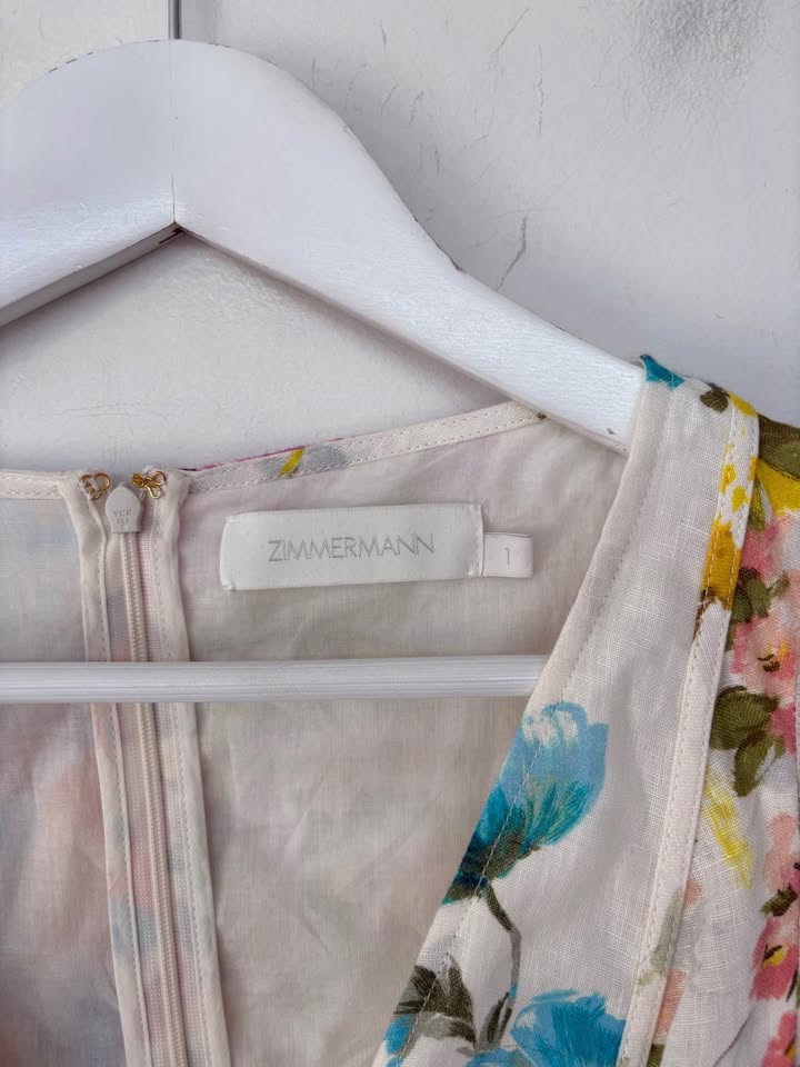Zimmerman Floral Mini Dress - size 1