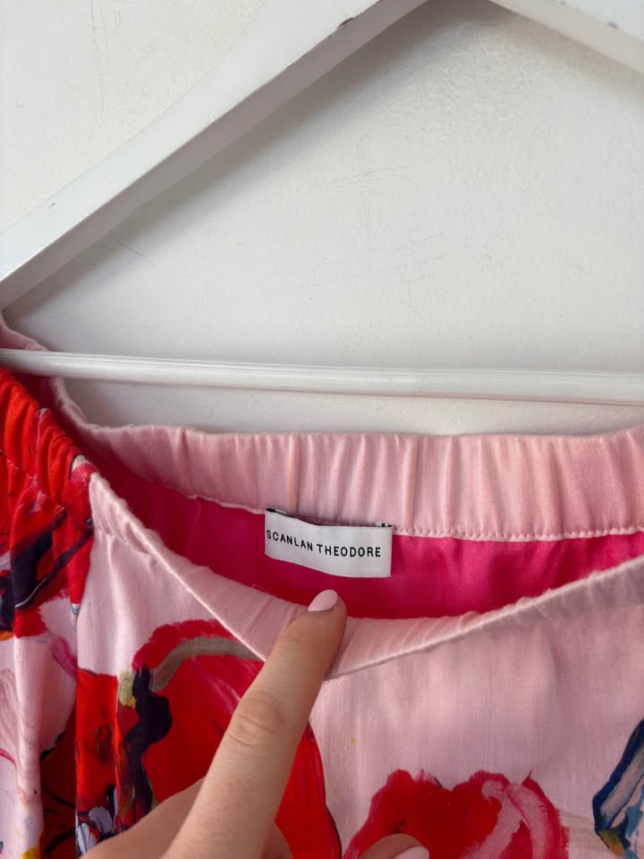 Scanlan Theodore Set - shorts size 10 and top size 8